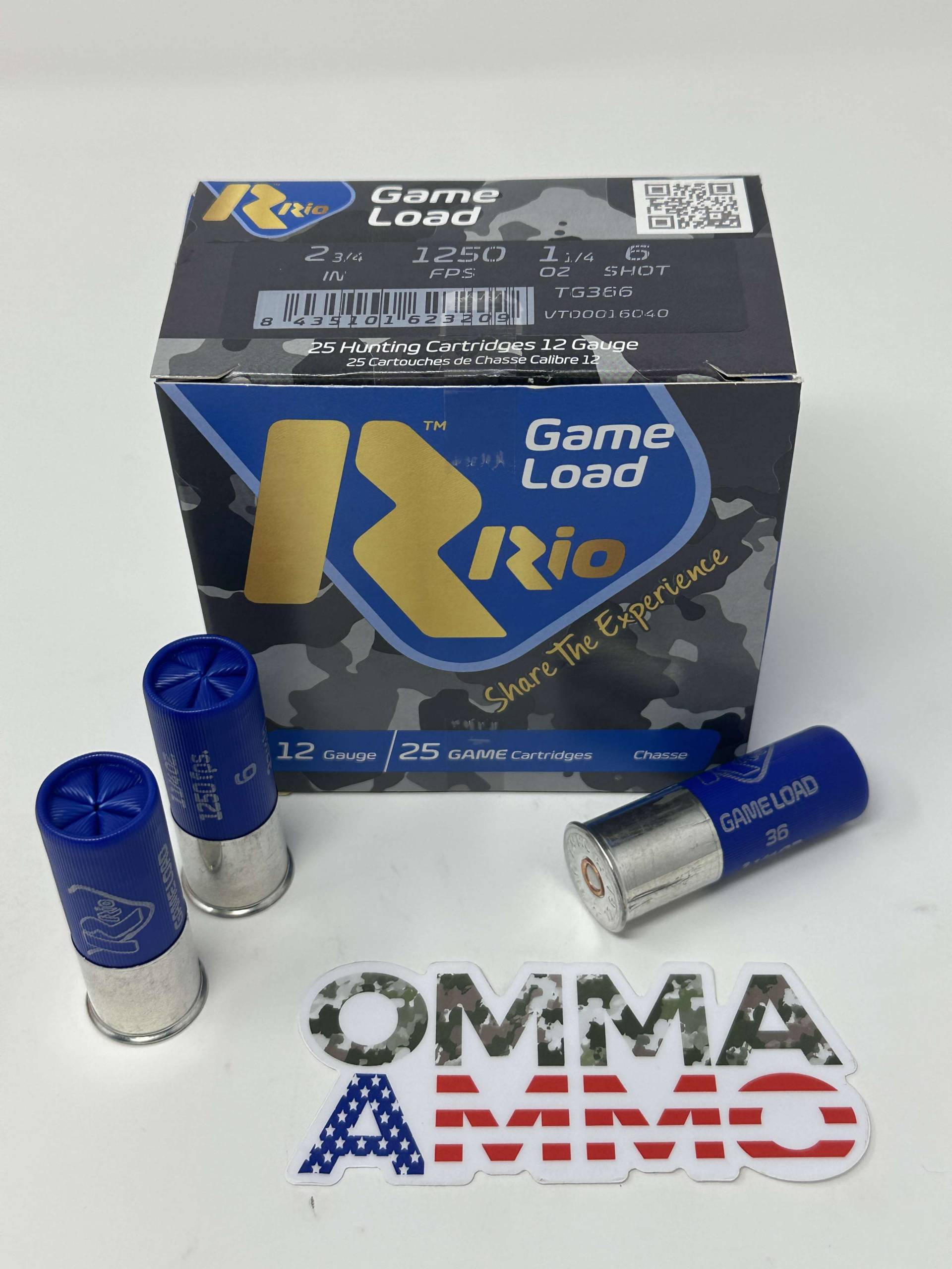 Game Load 36, 12ga 2 3/4, #6, 1 1/4oz TG366