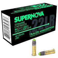 Supernova 22LR 40gr GREEN Tracer Ammunition 5000rnd case